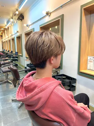 カラー メンズ 【ボブ】縮毛矯正/ 船橋駅5分/鈴木杏美のヘアスタイル