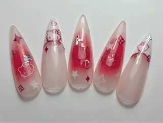 ミディアム ビューティーフル Aのネイルデザイン