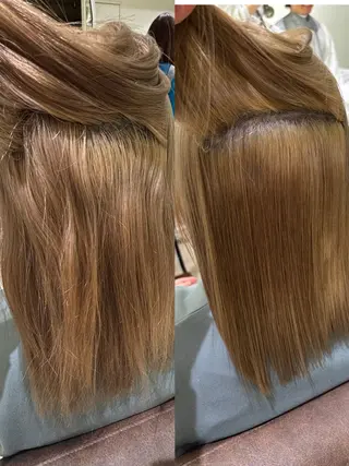 ミディアム 髪質改善/まつパ👀 himari🌻のヘアスタイル