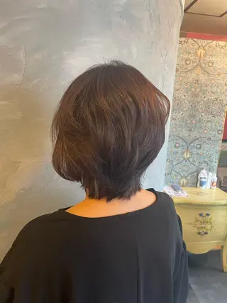 ショート hair  make echo所属・hair make echo滿木あい花のヘアスタイル