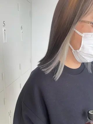 カラー 店長　MANAMI ／ブリーチ／骨格ボブのヘアスタイル