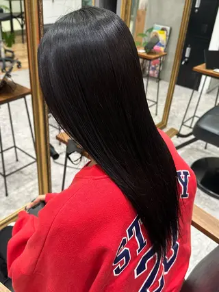 パーマ 🍑ブリーチなし ダブルカラーuRiのヘアスタイル