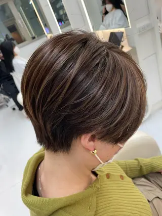 ショート カラー 💈髪質改善メニュー 佐藤 萌💈のヘアスタイル