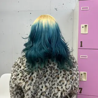 ミディアム カラー ✨うる艶/ブリーチ✨ 𝓡𝒖𝓷𝐚💋のヘアスタイル