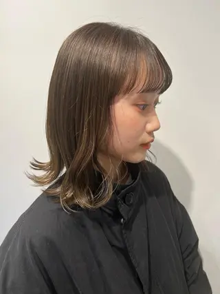 ミディアム 上原 みちるのヘアスタイル