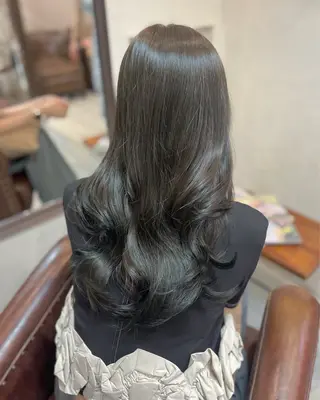 ロング Belle 並木通り店所属・rena/ パーマ/カラーのヘアスタイル