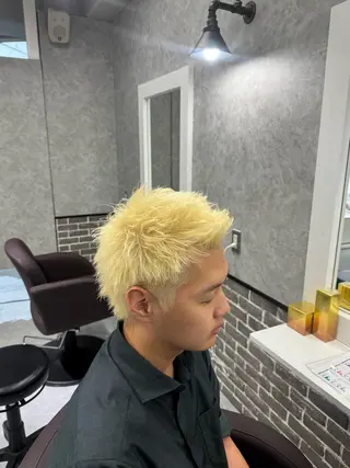 メンズ PARK.なんば本店 ミルボンAujua認定サロン[パーク]所属・辻優太/韓国ウルフ 🐺/中華ヘアのヘアスタイル