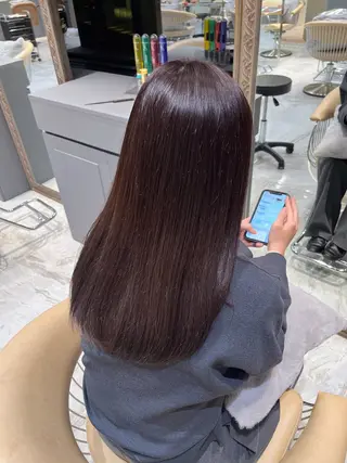 セミロング 大人ボブ/透明感 カラー/松原和志のヘアスタイル