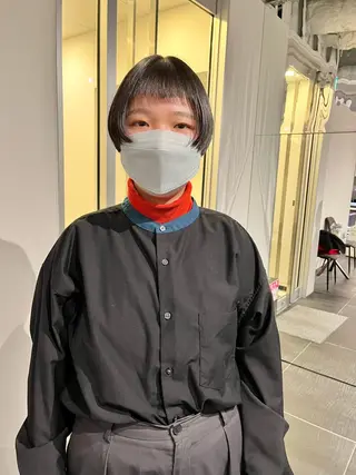 ショート ショート/パーマ/ カラー/FUKOのヘアスタイル