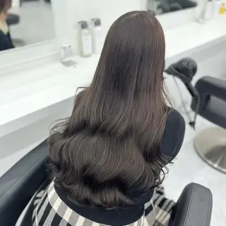 カラー ヘアアレンジ ロング 🫧柔らか透明感🫧 大人っぽヘア🛁🫧のヘアスタイル