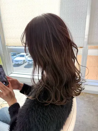 ロング カラー riho /ATTRICE昭和のヘアスタイル