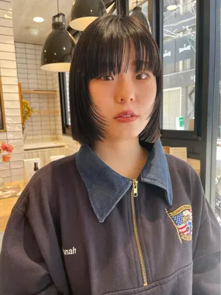 ミディアム カラー haru/レイヤー/ ウルフのヘアスタイル