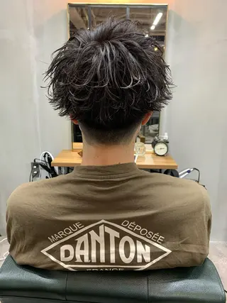 ショート パーマ メンズ 【S.BROOM】 店長　西川徹のヘアスタイル