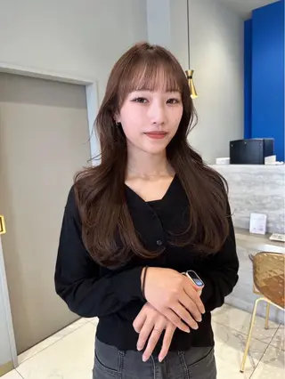 カラー 松田 望愛/透明感カラーのヘアスタイル