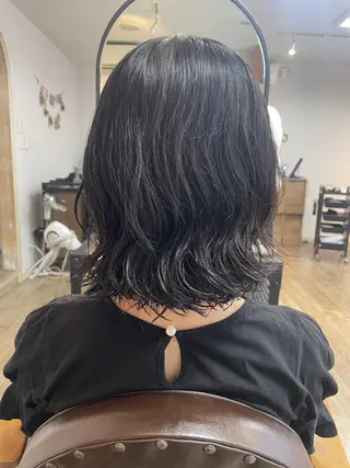 ミディアム パーマ Ku-to北浦和所属・ku-to北浦和🫧 RIOのヘアスタイル
