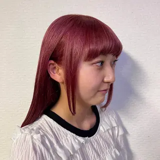 セミロング カラー Mel hair design 【メルヘアデザイン】所属・シノザキ キナのヘアスタイル