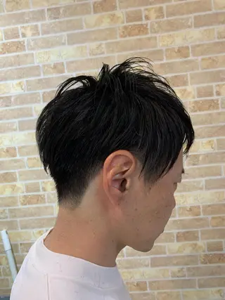 メンズ 再現性ショートボブ 木又克美のヘアスタイル