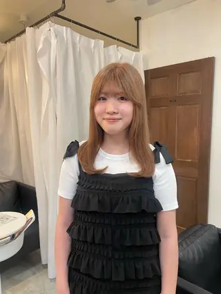 ミディアム 顔周りカット 🎀サヤカ🎀のヘアスタイル
