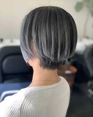 ショート カラー JIL BLAN 京都所属・RU RIのヘアスタイル