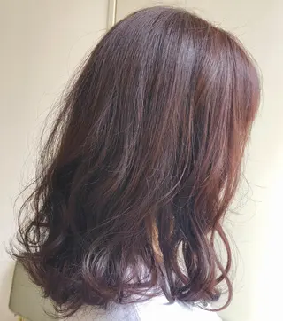 セミロング カラー ヘアアレンジ 🍎吉川浩生 トップスタイリストのヘアスタイル