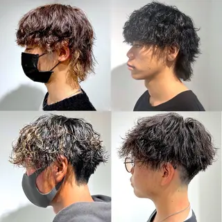 メンズ パーマ 🎁毎月通える価格✨ QUATRO金子裕也のヘアスタイル