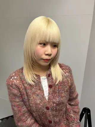 セミロング 🌏kaisei yamada🌏のヘアスタイル