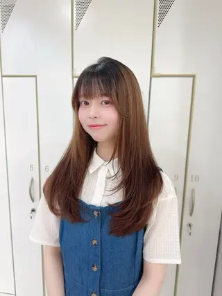 ロング あいこ/レイヤー カット🌷銀座のヘアスタイル