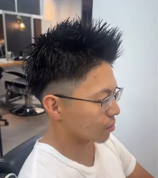 ショート メンズ 池田 隼也のヘアスタイル