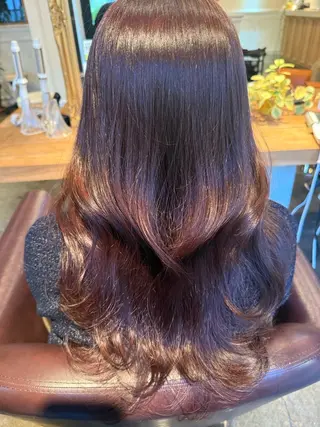 ロング 韓国ヘア/レイヤー/ 前髪/髪質改善/石川のヘアスタイル