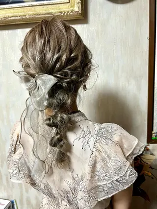 カラー ヘアアレンジ 得本 ゆきのヘアスタイル
