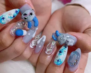 ロング NAILSGOGO shibuyaのネイルデザイン