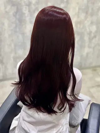 セミロング カラー 詩乃🌷🎀ピンク 暖色/ガーリー🧸のヘアスタイル