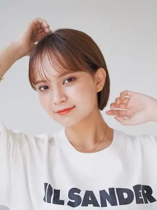 ショート レベンス田町 西谷悠のヘアスタイル