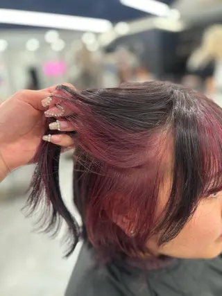 ショート 渋谷🥇wカラー 特化美容師のヘアスタイル