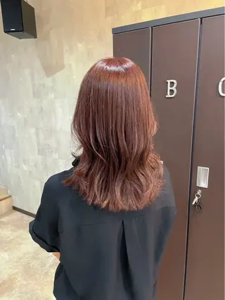 セミロング カラー SoL所属・SoL ソルのヘアスタイル