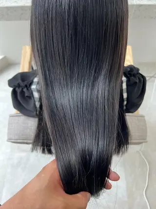 セミロング カラー ✨艶髪✨ 吉田誠のヘアスタイル