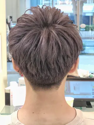 ショート カラー メンズ 井上 武輝のヘアスタイル