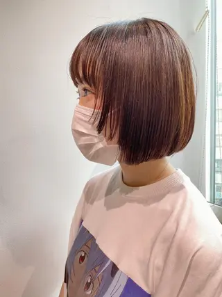 ショート カラー ノグチ ユウキ/ボブのヘアスタイル