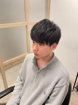 ミディアム メンズ 長村 美優のヘアスタイル