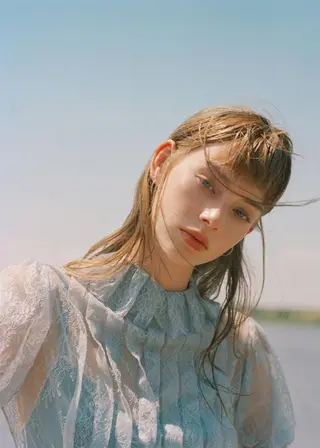 ロング カラー 三浦 望のヘアスタイル