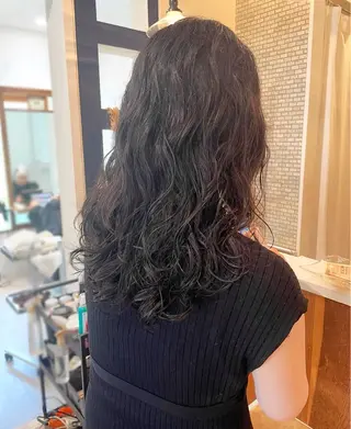 ロング パーマ 髪質改善ストレート✨ パーマヘア✨YUKIのヘアスタイル