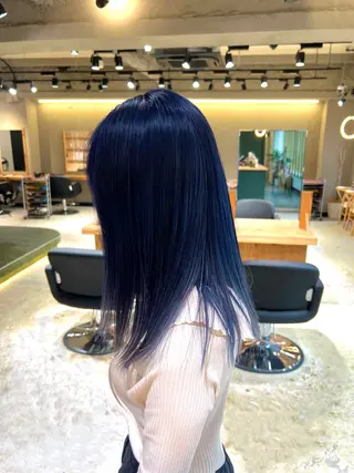セミロング カラー 💖梅田レイヤー💖 副店長Tsubasaのヘアスタイル