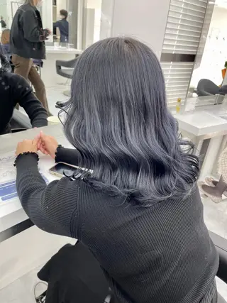 カラー 大人っぽ艶暗髪レディ 🩶takuto🩶のヘアスタイル