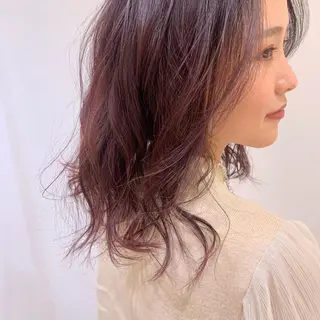 カラー 🍊mai🍊 似合わせパーマのヘアスタイル