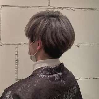 ショート カラー パーマ ヘアアレンジ メンズ キッズ ネイル マツエク・マツパ zeen札幌店所属・sumina すみなのヘアスタイル