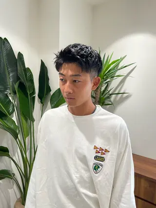 ショート メンズ ボブ/レイヤー /河内温太のヘアスタイル