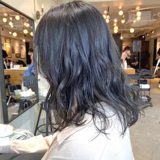 ミディアム カラー ヘアアレンジ tane.所属・【ダメージレス施術】 【透明感】北村 拓也のヘアスタイル