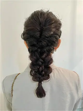 ロング ヘアアレンジ 🦋透明感 艶カラー Rie🦋のヘアスタイル