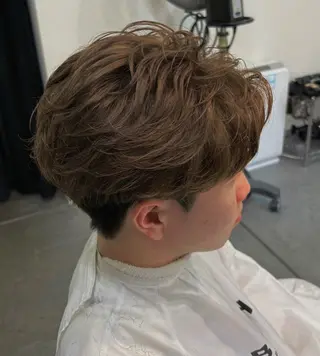 ショート カラー メンズ 河合 澪のヘアスタイル