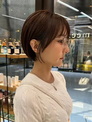 ショート カラー mee.表参道所属・ボブ/ショート /パーマ/shinのヘアスタイル